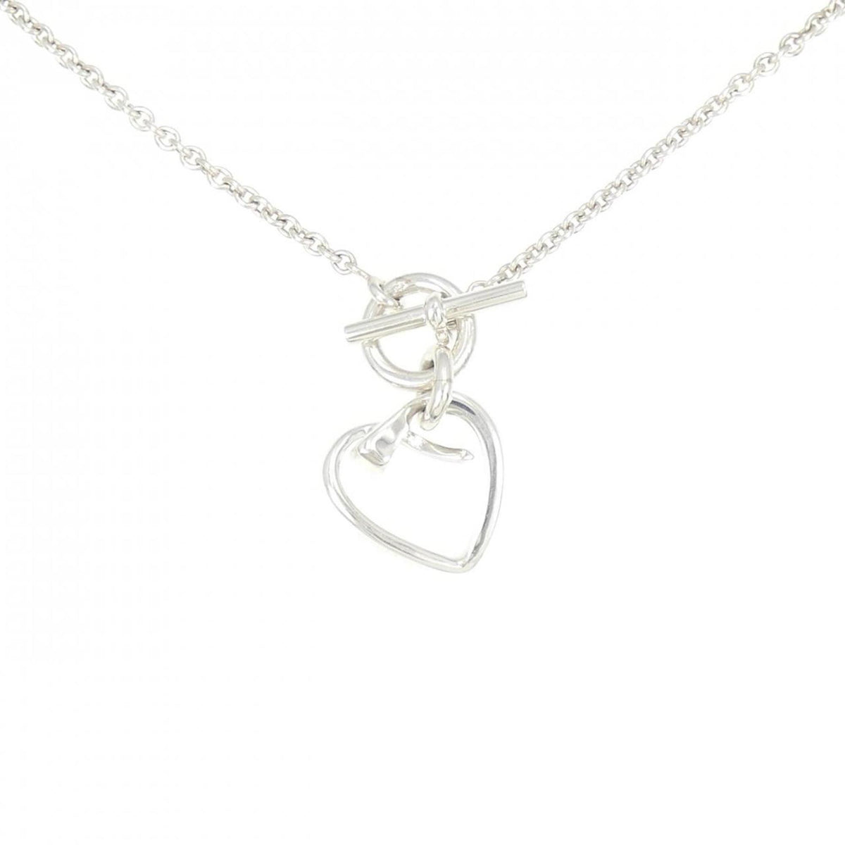 Hermes 925 heart necklace — Like New