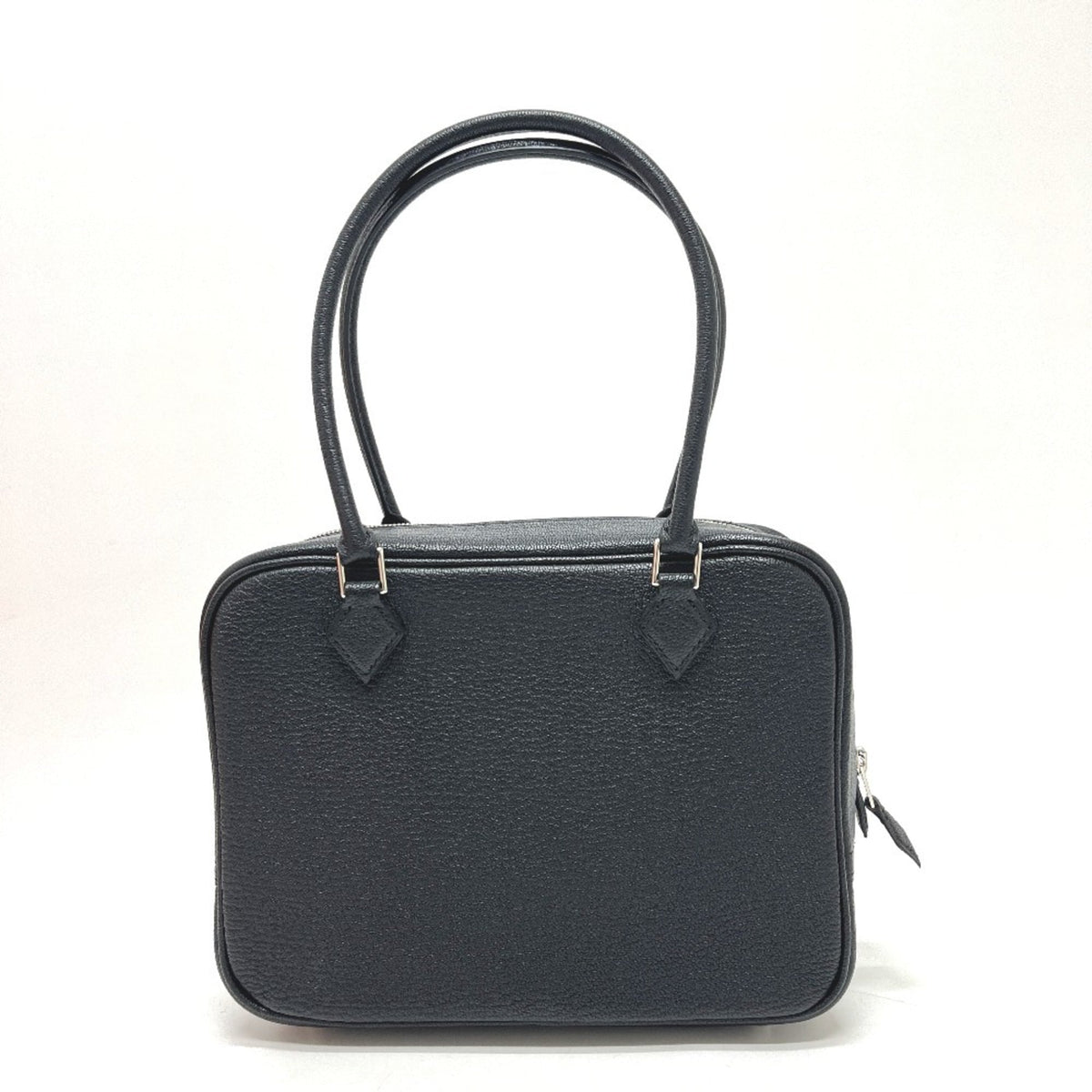 HERMES H086559CK Plume Mini Black Bag Handbag Chevre Mysore Women's Noir — New - Store Return