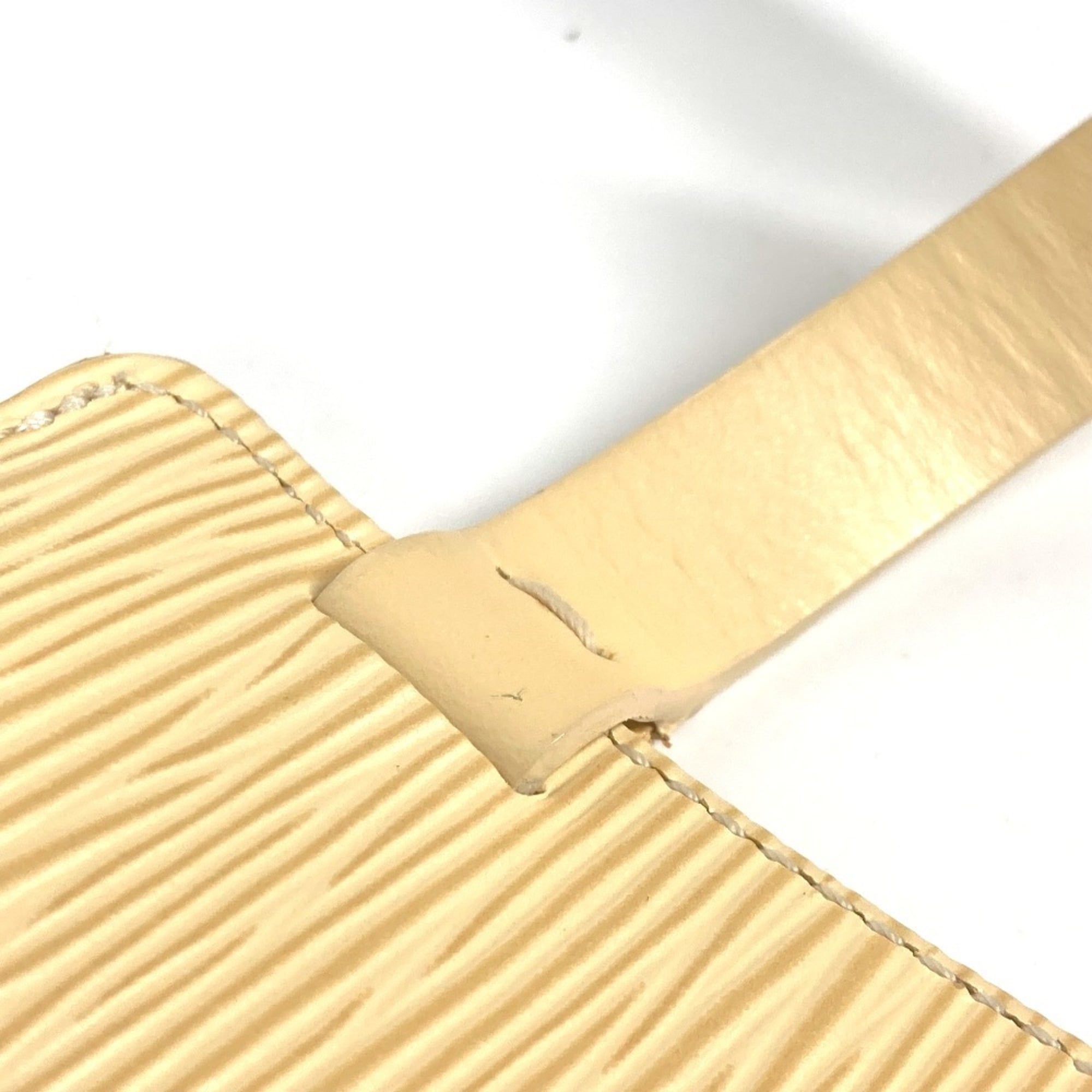 LOUIS VUITTON M5292A Epi Rochelle Belt Bag, Body Waist Pouch, Leather, Women's, Vanille, Yellow, G-240610-66 — Like New