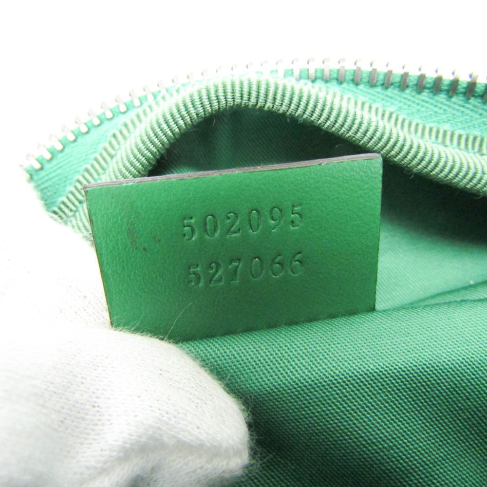 Gucci Interlocking G Childrens Belt Bag 502095 Boys,Girls Canvas Fanny Pack Green — Like New