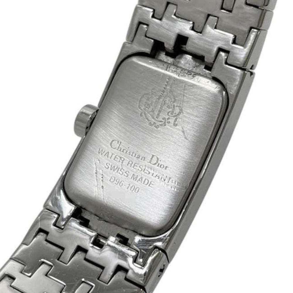 Christian Dior watch, white dial, silver Diophilic D96-100, women's, stainless steel, quartz, OC1*** — Good