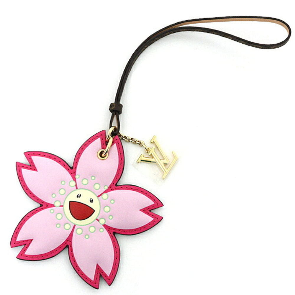 LOUIS VUITTON x Takashi Murakami LV TM Bag Charm Cherry Blossom M02475 Pink — Like New