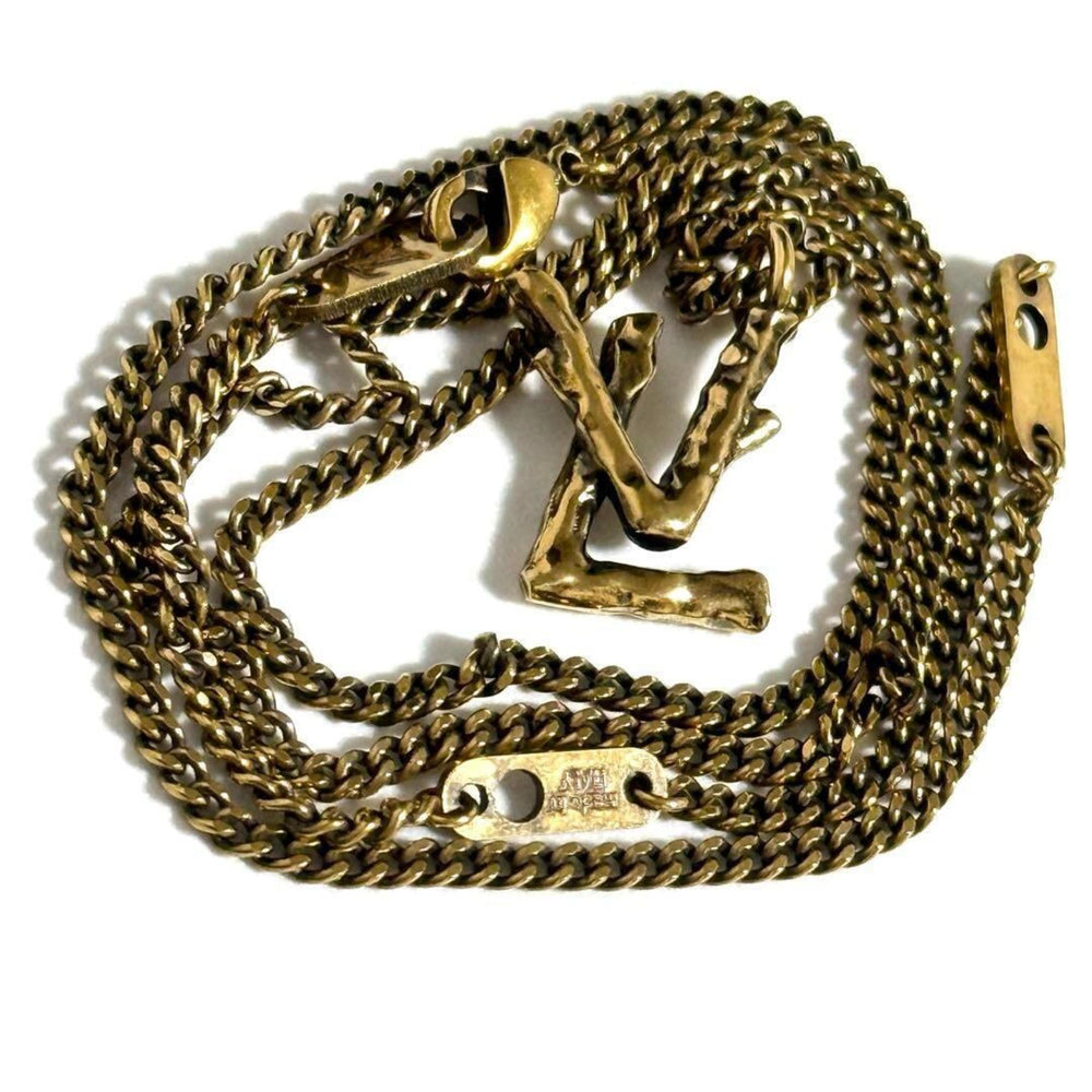 LOUIS VUITTON Men's Pendant Necklace LV Twig — Like New