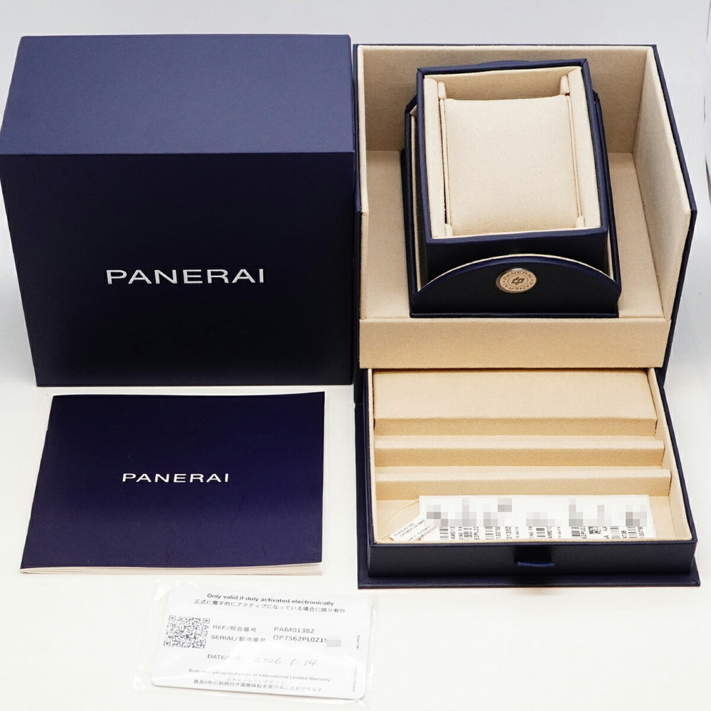 Officine Panerai Radiomir PAM01382 Black Dial Men's Watch — Very Good