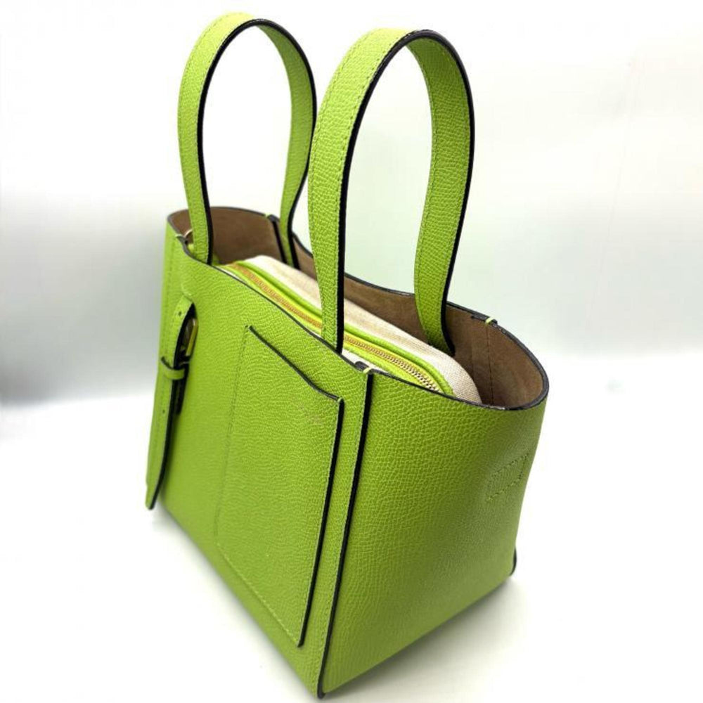 Valextra Bucket Micro Shoulder Bag, Apple Green (WBSF0090028LOCTFVE) — Like New