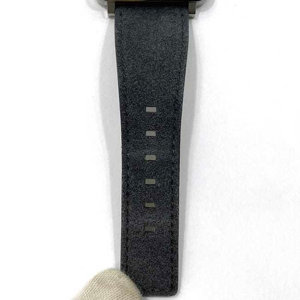 Bell & Ross Watch Aviation 39 f-22679 Camouflage White Shell Silver Gray BRS-64-S Men's SS Suede Leather Rubber Quartz Square Dial Interchangeable Strap Battery Operated — Good
