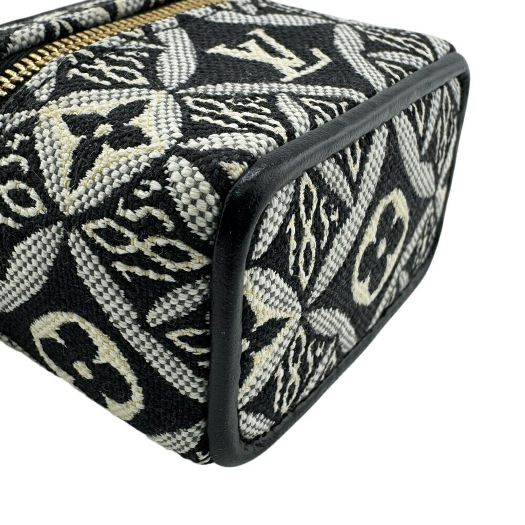 LOUIS VUITTON M00351 Porte Clé Vanity Bag Charm SINCE 1854 Black Women's