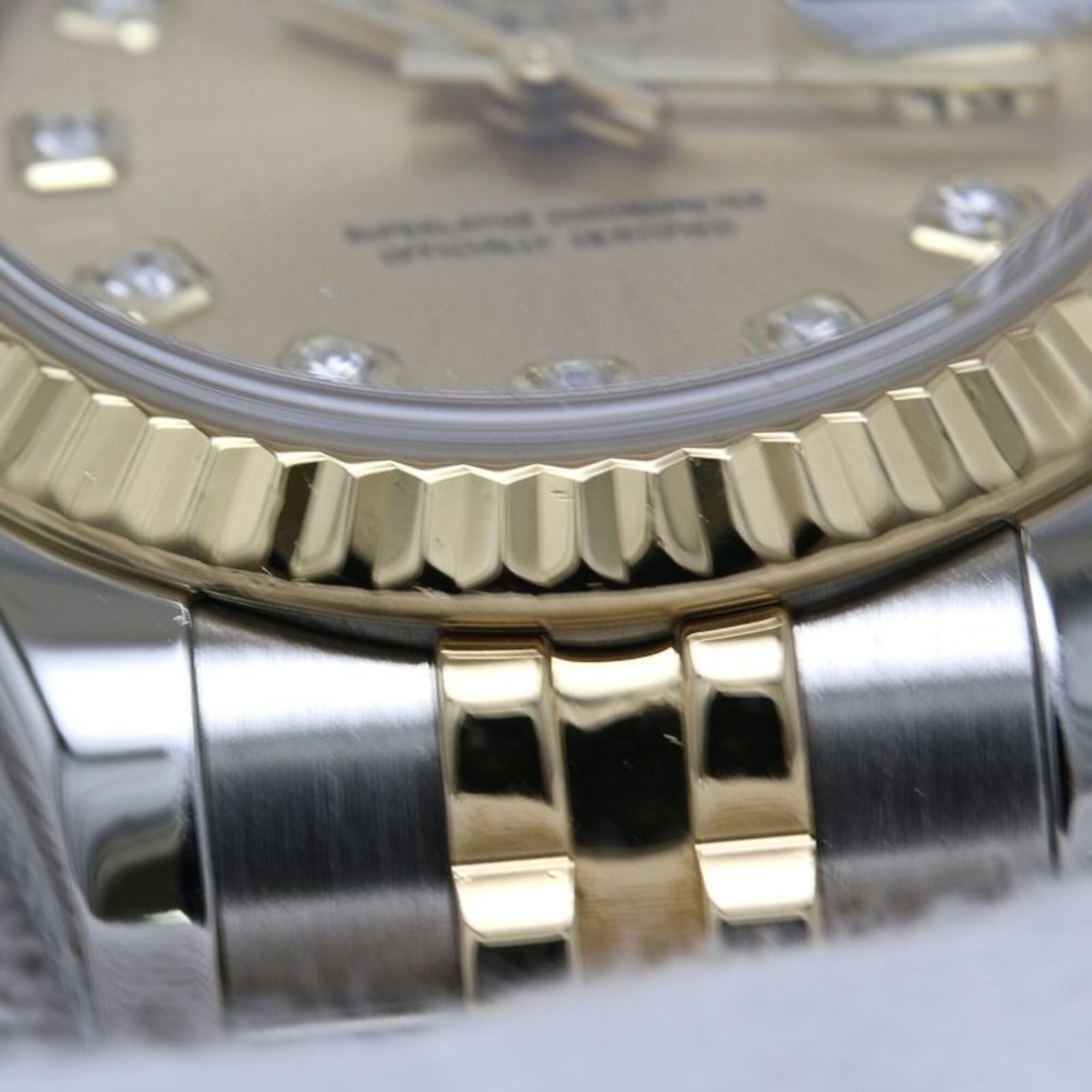 ROLEX Datejust 10P Diamond 179173G Women's Watch SSx18K Yellow Gold 40580 — Good