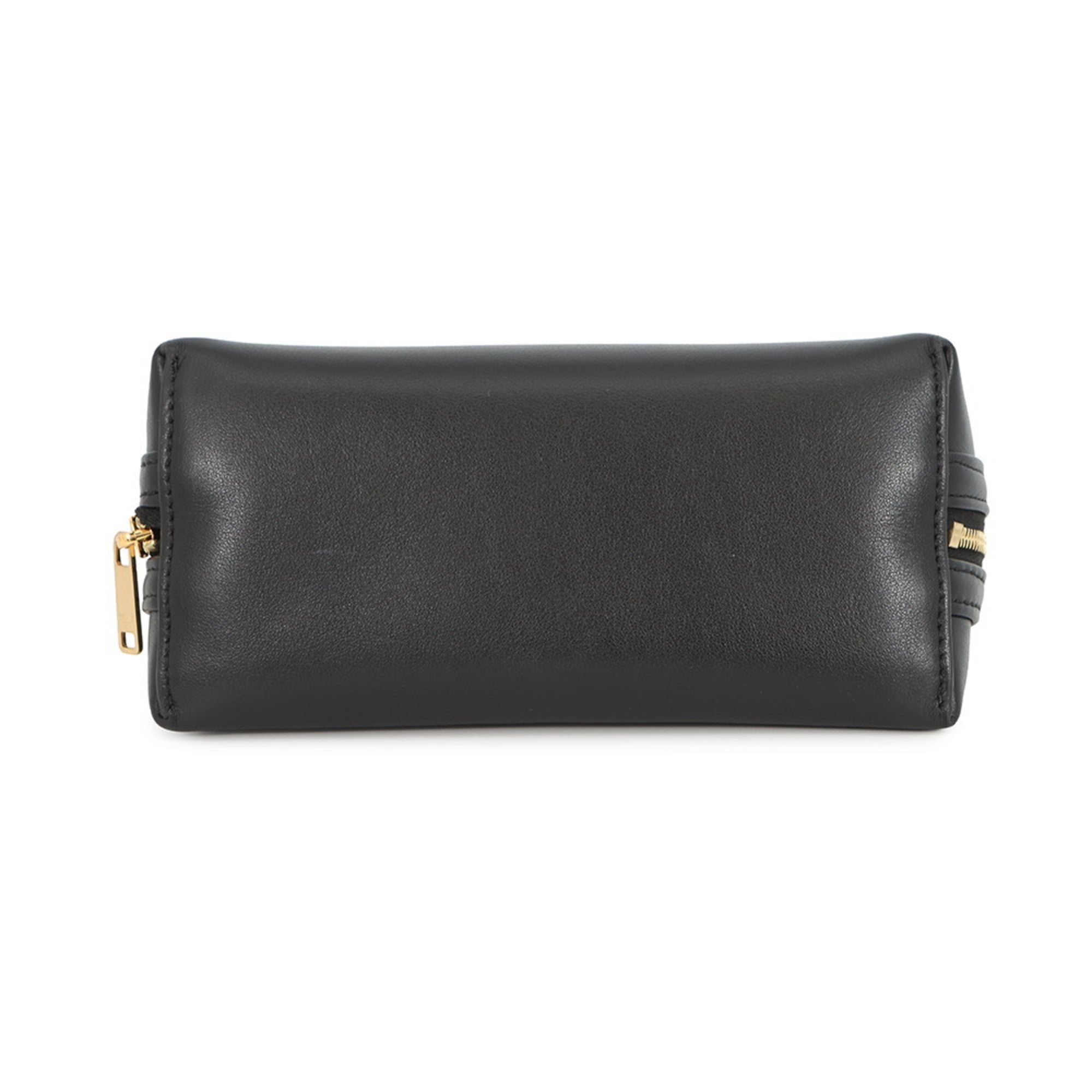 Celine Cuir Triomphe Chain Shoulder Bag, Black, 10E383DR8