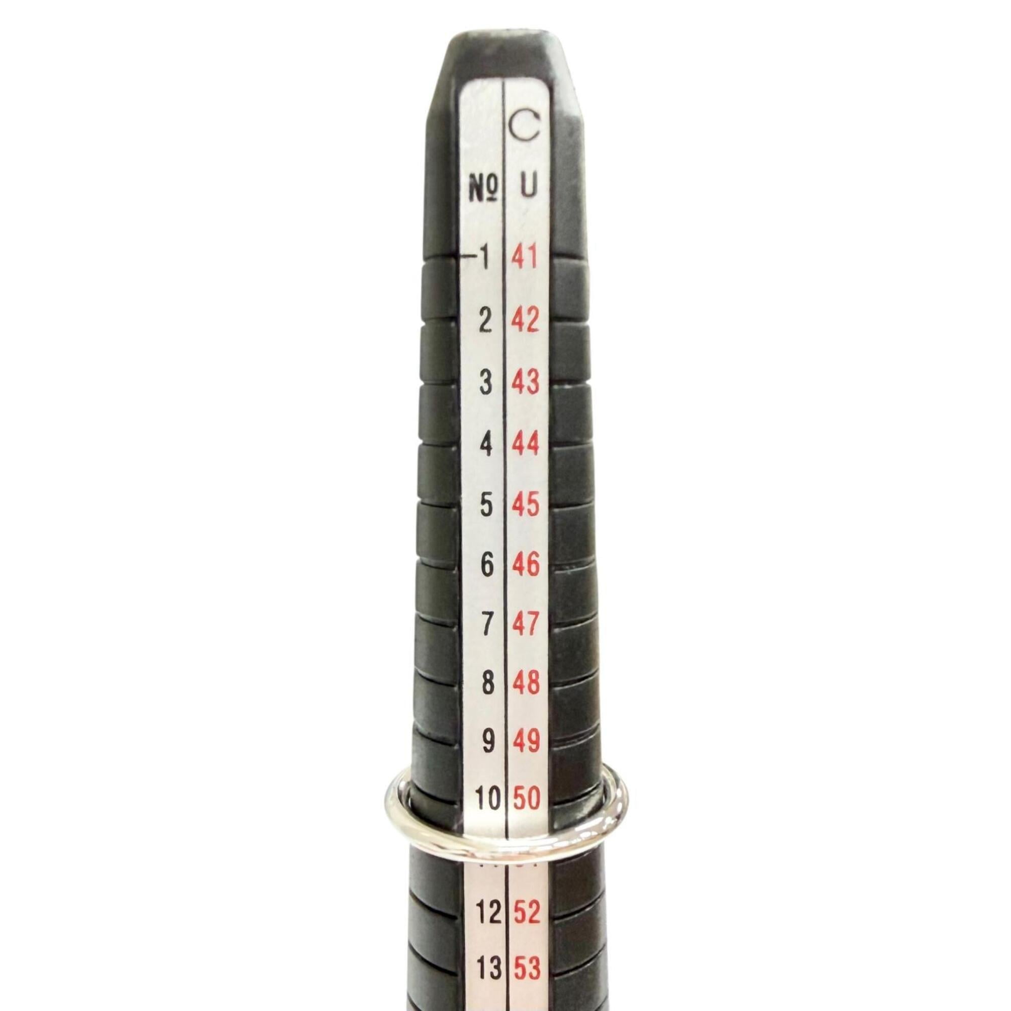 HERMES Amulette Cadena Ring, 2020 model, AG925 sterling silver, 51 lb, made in Italy, weight 5.3g, women's — Like New