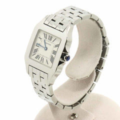 Cartier Santos Demoiselle LM W25065Z5 Boys' Watch, Ivory, Quartz Watch — Like New