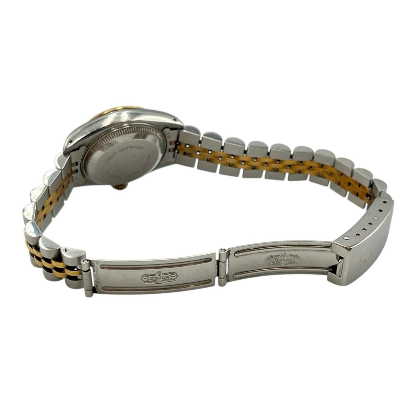 Rolex Datejust Watch 69173G with 10 Diamonds, Stainless Steel and Yellow Gold, Women's