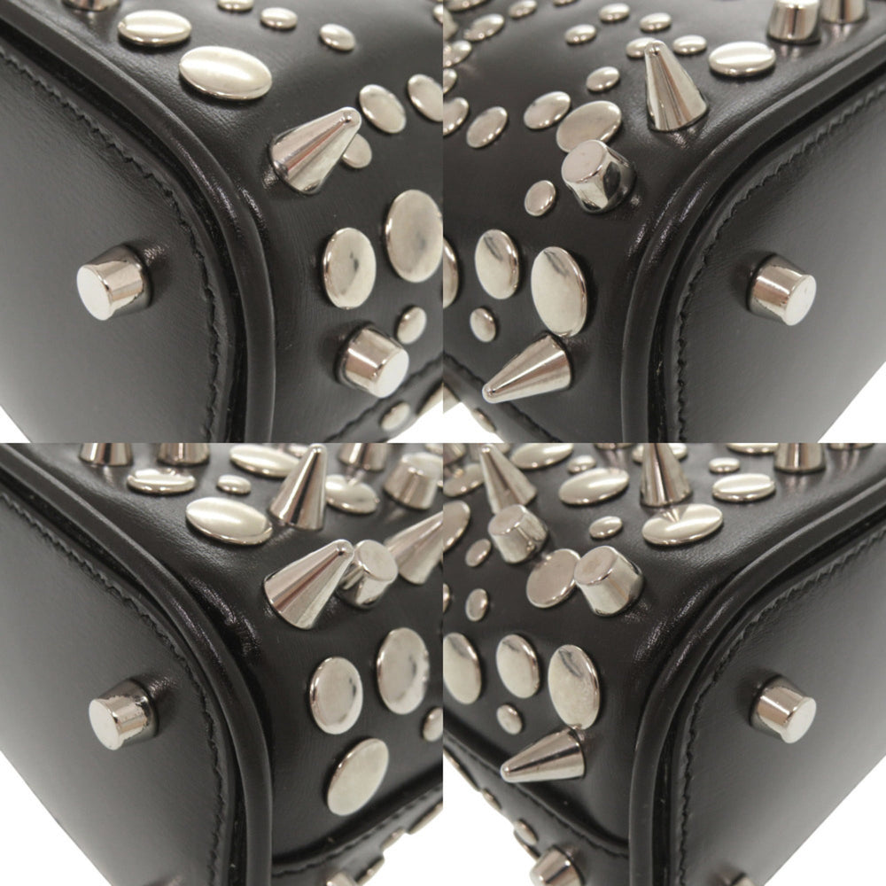 Gucci Diana Bamboo Studs 715775 Leather Black 2-Way Handbag Shoulder Bag 1103GUCCI — Like New
