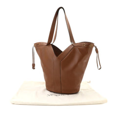 Saint Laurent Y Hobo Tote Handbag, Leather, Brown, 833160 Bag — New - Store Return