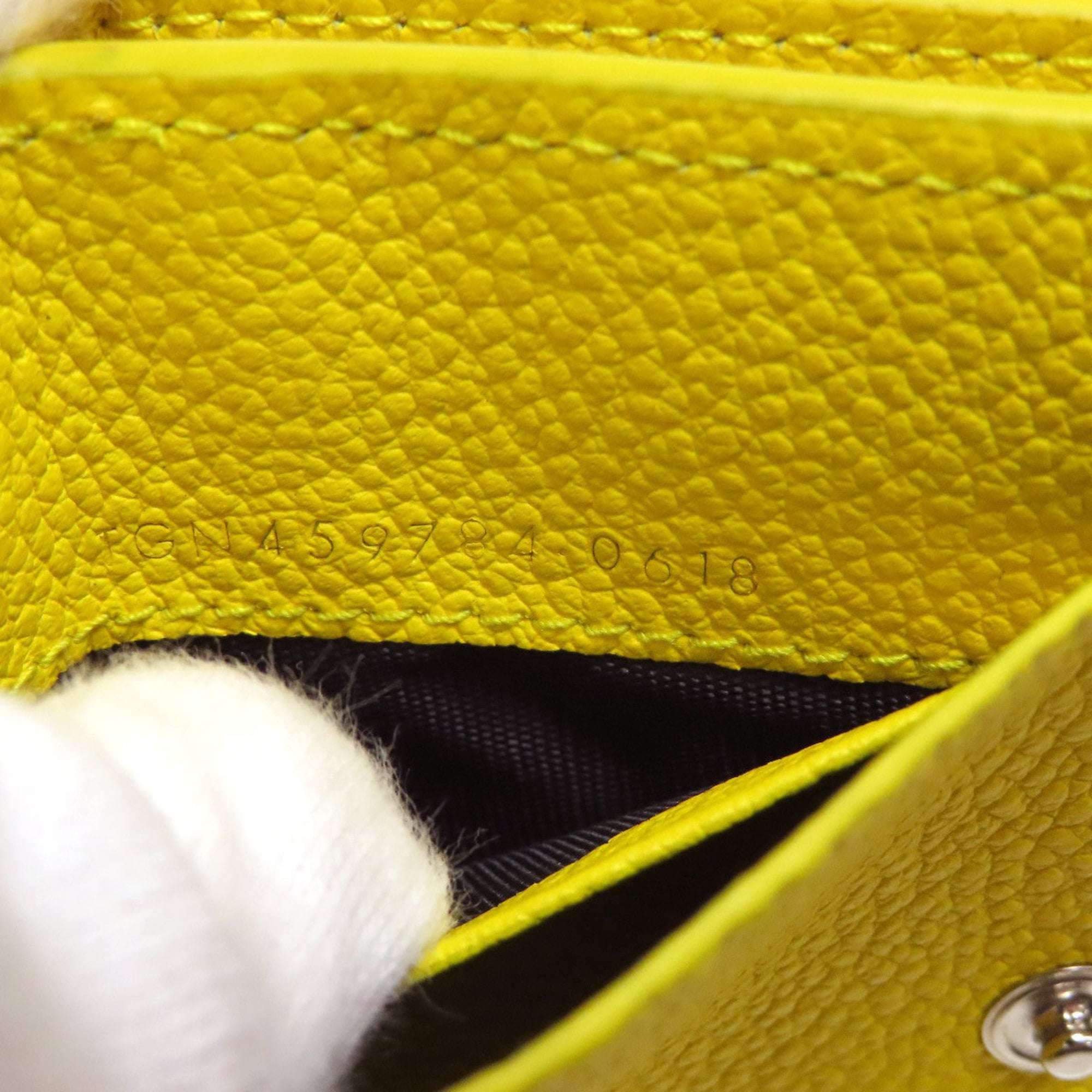 Saint Laurent compact wallet, bifold leather, women's, SAINT LAURENT