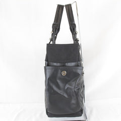 CHANEL A34210 Tote Bag, Canvas, Black, Women's — Like New