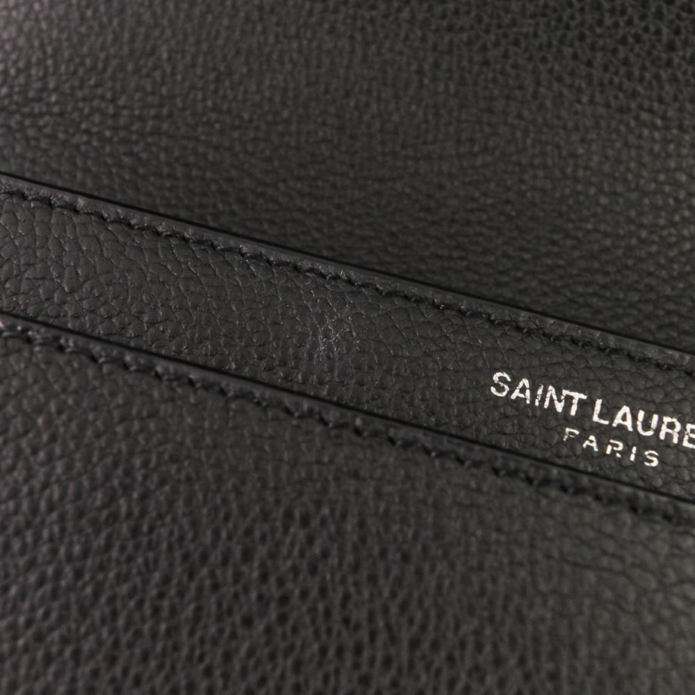 Yves Saint Laurent SAINT LAURENT PARIS Sunset Cassandra Flap Leather Shoulder Bag in Black for Women — Like New