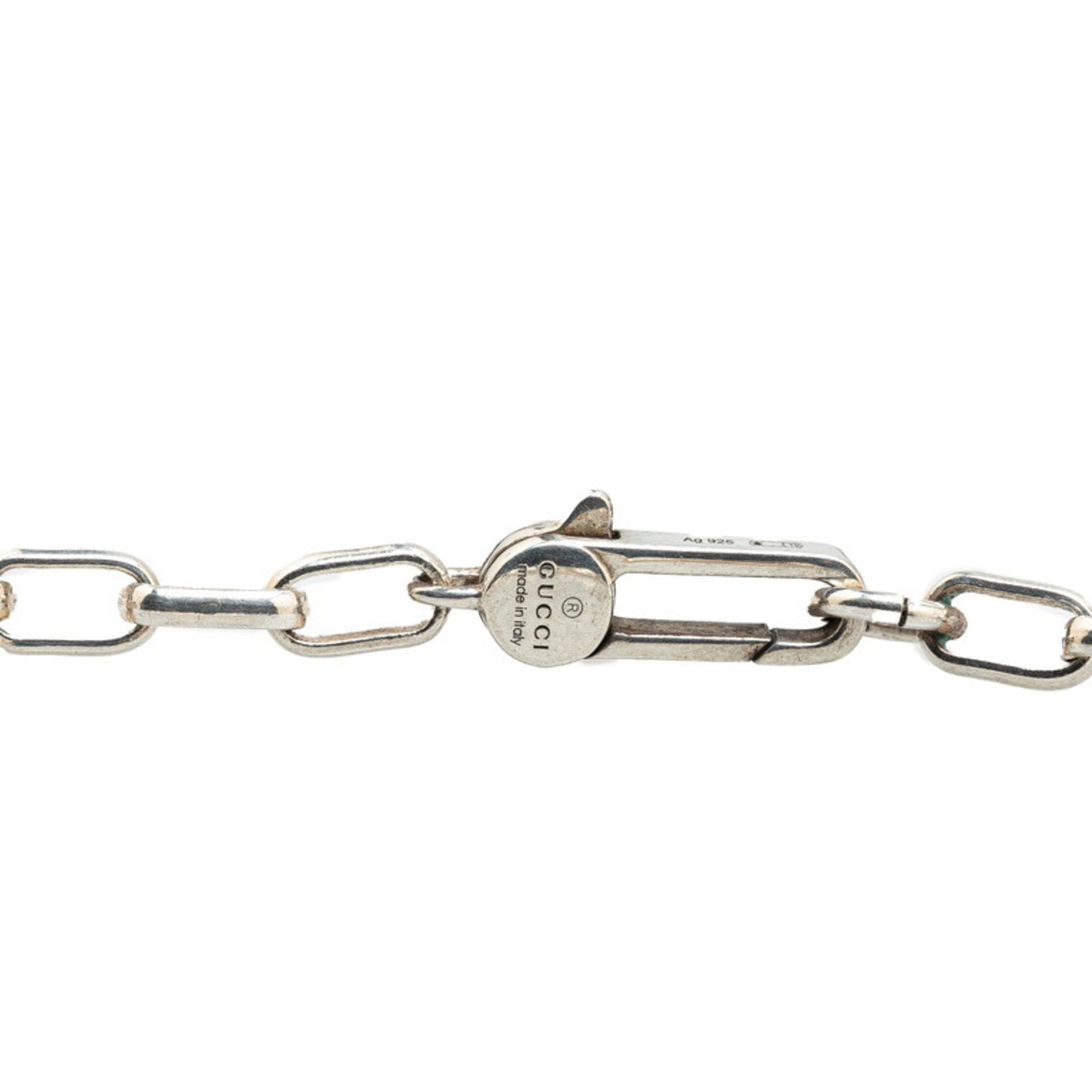 Gucci Interlocking G Necklace in Silver SV925 for Women