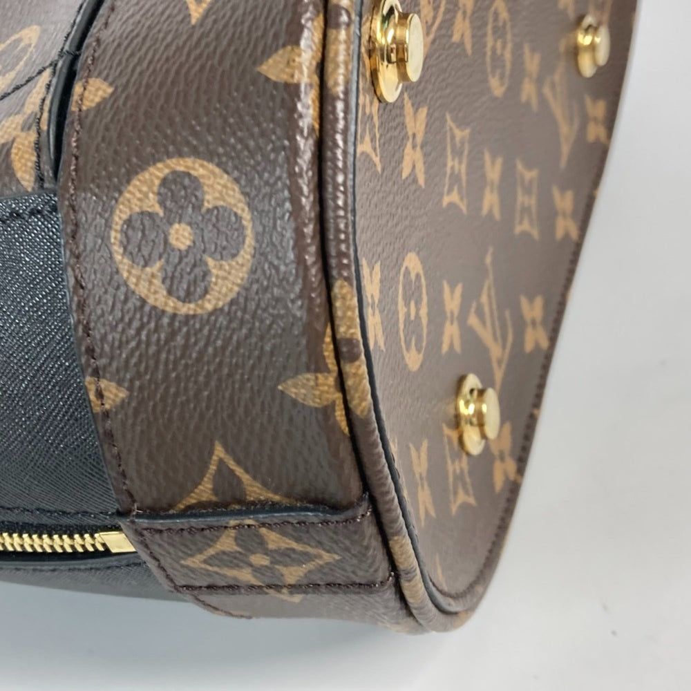LOUIS VUITTON M44111 Monogram Traceage Tote Shoulder Bag Canvas Women's Brown — Like New