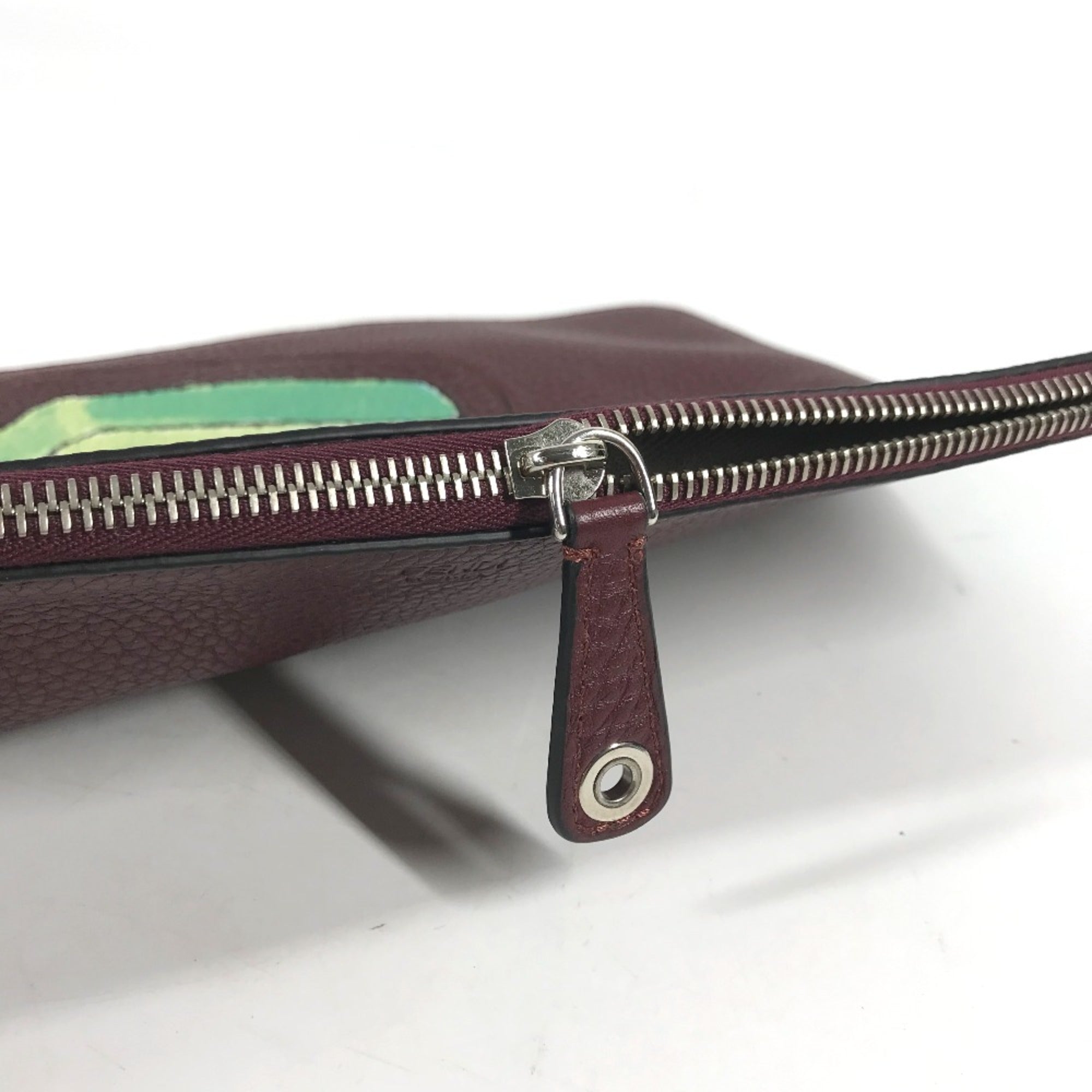 Fendi 7N0078 Pouch pouch Cluch Bag Clutch bag BrownBased — Like New