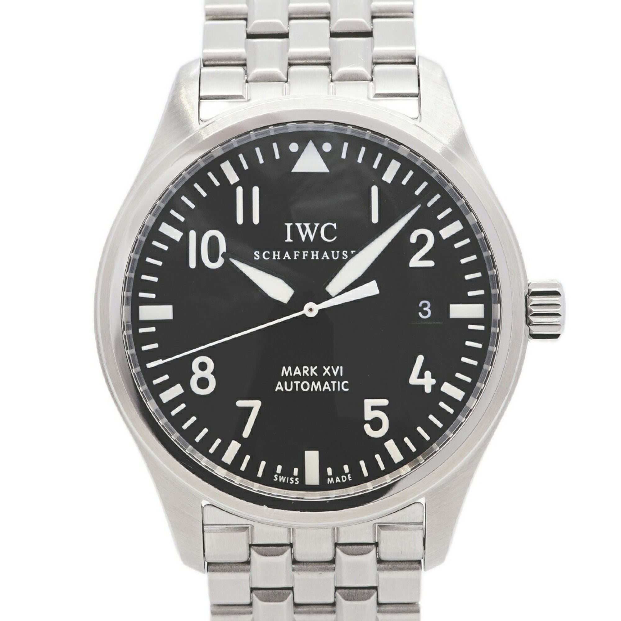 IWC Schaffhausen Pilot's Watch 16 IW325504 Black Dial Men's — Good