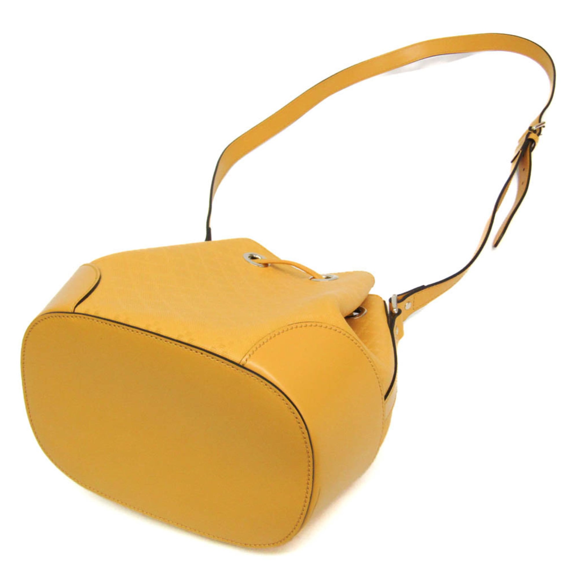 Gucci Bright Diamante 354229 Women's Leather Handbag,Shoulder Bag Yellow — Like New