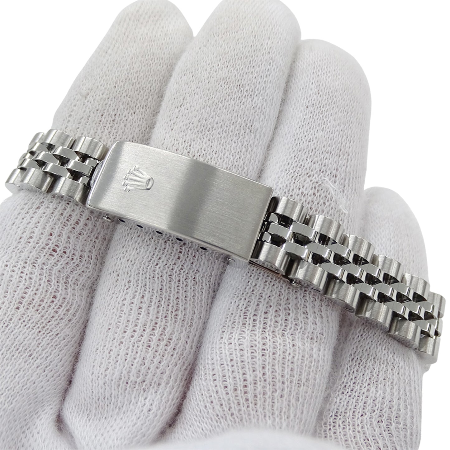 Rolex Oyster Perpetual Date 79240, A-series, Women's Automatic Watch, Stainless Steel, Silver/Black, Polished