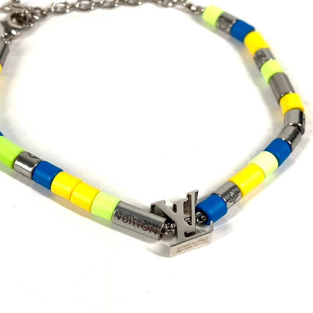 LOUIS VUITTON M00653 Sunrise Chain Bracelet, Metal, Blue, for Men and Women — Like New