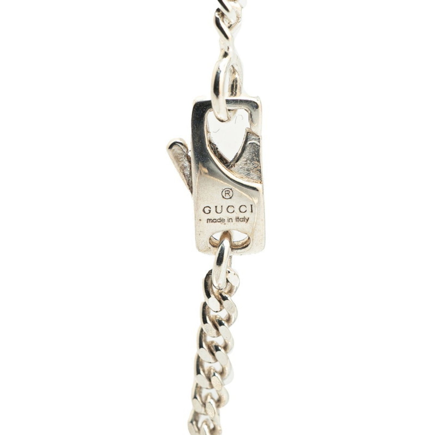Gucci Interlocking G Chain Pendant Necklace SV925 Silver Women's GUCCI
