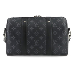 Louis Vuitton Monogram Eclipse Reverse City Keepall Shoulder Handbag M45936 RFID — Like New