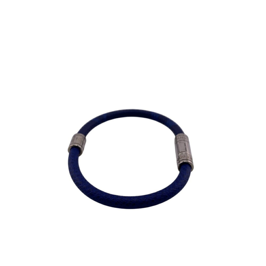 LOUIS VUITTON M6568D Neo Split Bracelet, Blue, Men's