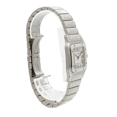 Cartier Santos Galbee LM W20060D6 Ivory Dial Men's Watch — Very Good