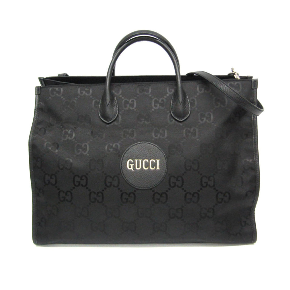 Gucci Off The Grid GG 630353 Women,Men Nylon Canvas,Leather Handbag,Shoulder Bag Black — Like New