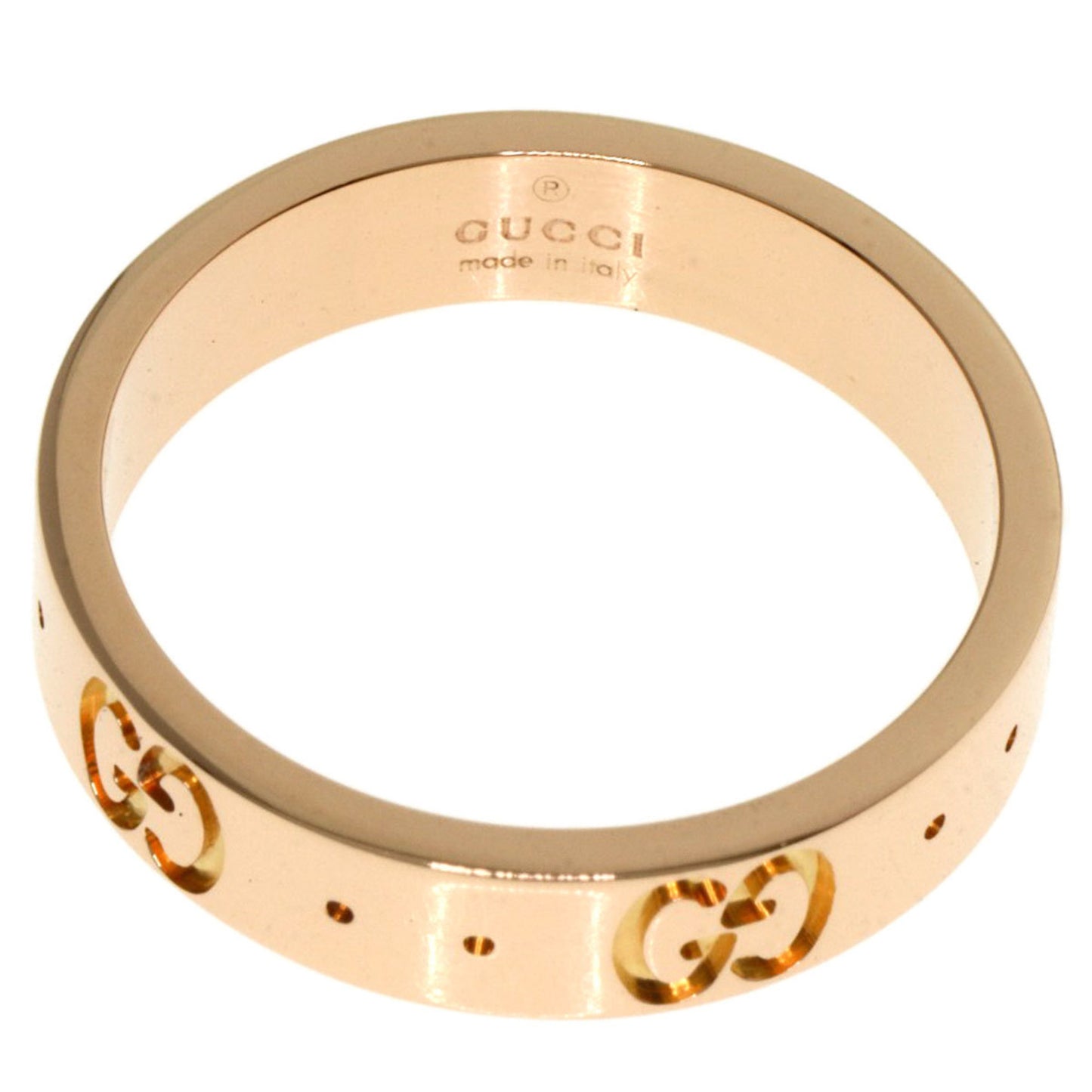 Gucci Icon #9 Ring, 18K Pink Gold, Women's, GUCCI