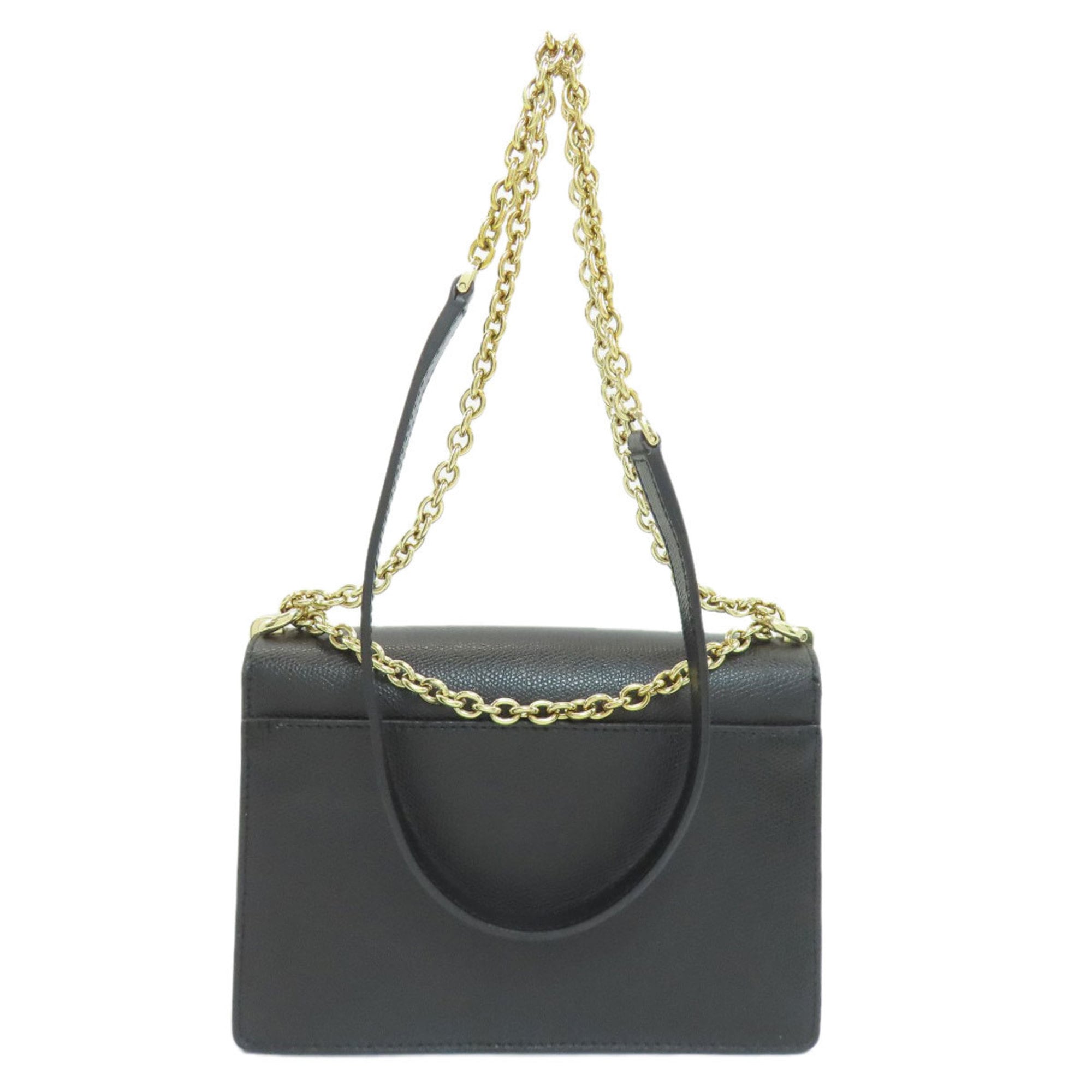 Furla Arch Logo Shoulder Bag Leather Women's