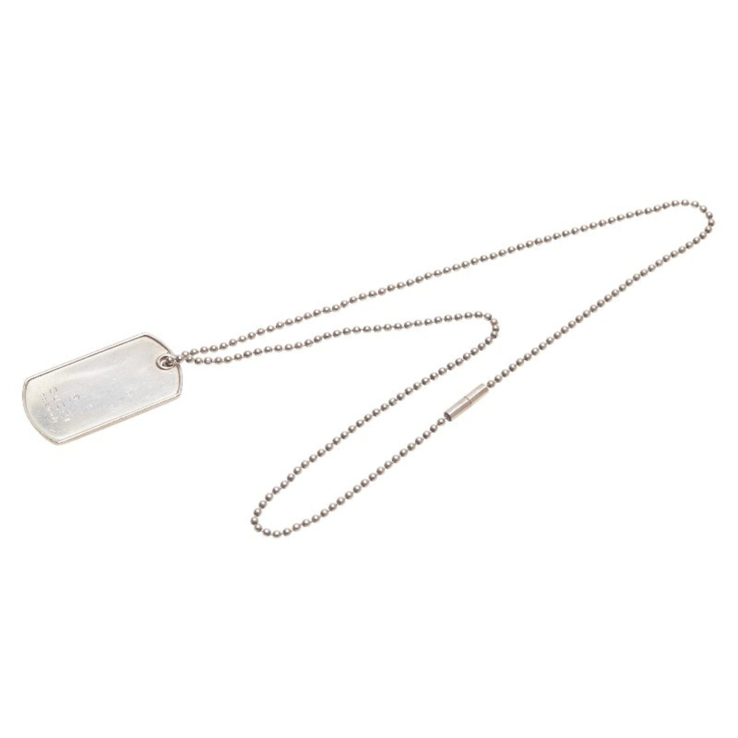 Gucci Dog Tag Necklace in SV925 Silver for Women