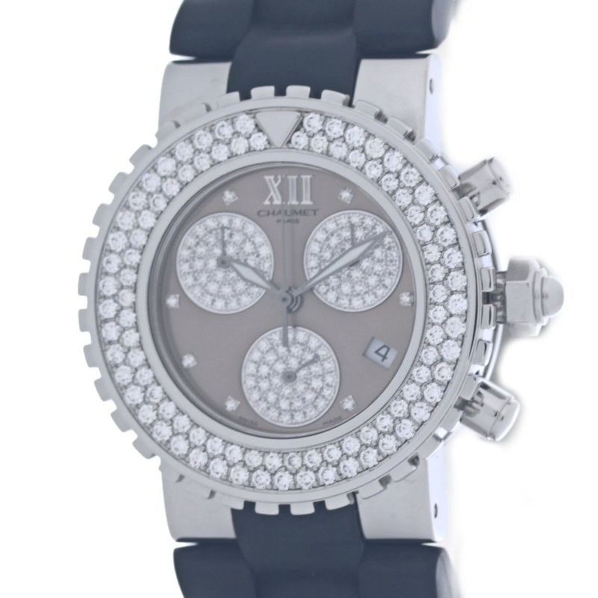 Chaumet Class One LM Chronograph Diamond W06247-17A Men's Watch 40387 — Very Good