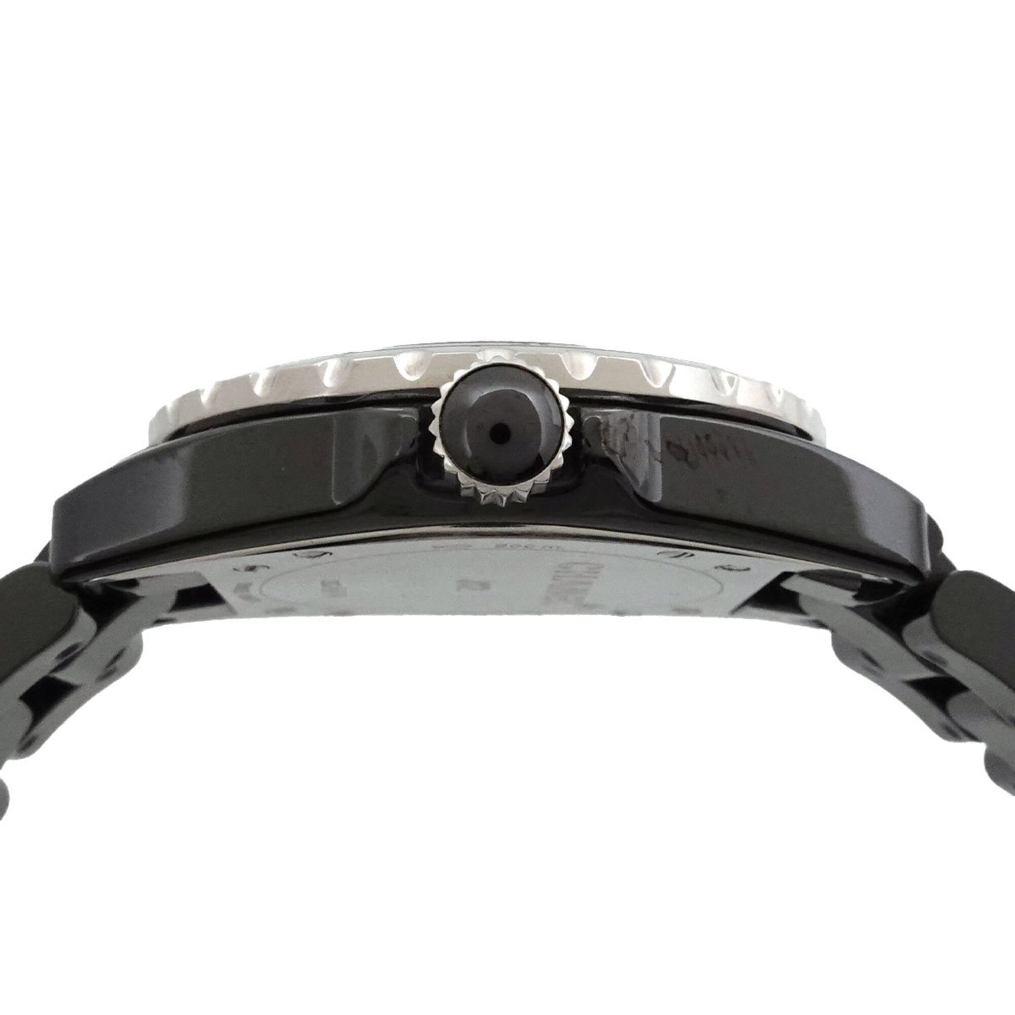 Chanel J12 38mm Men's Watch H0685 Black Ceramic Date Automatic Self-winding — Very Good