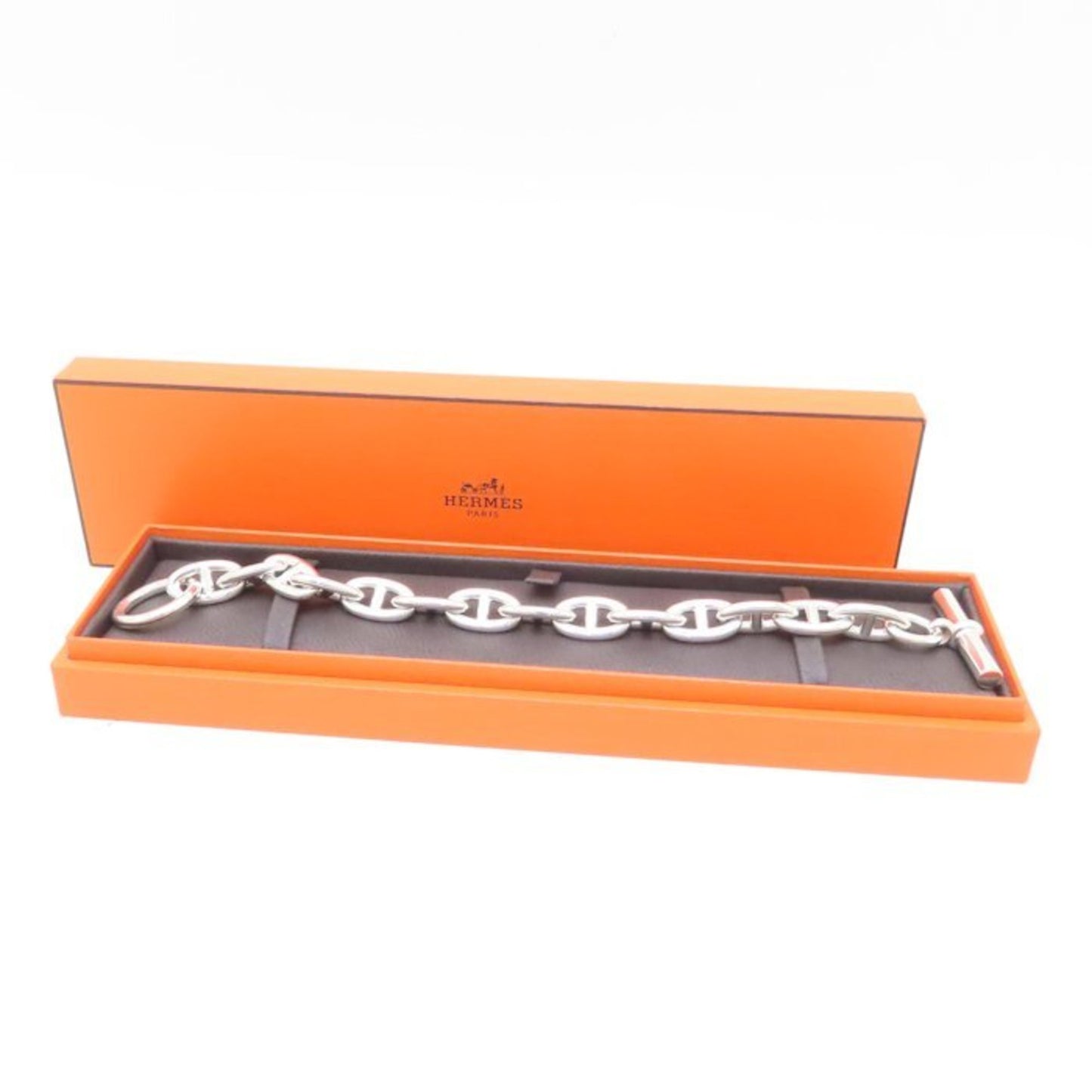 HERMES Chaine d'Ancre Bracelet GM Silver 925 294091