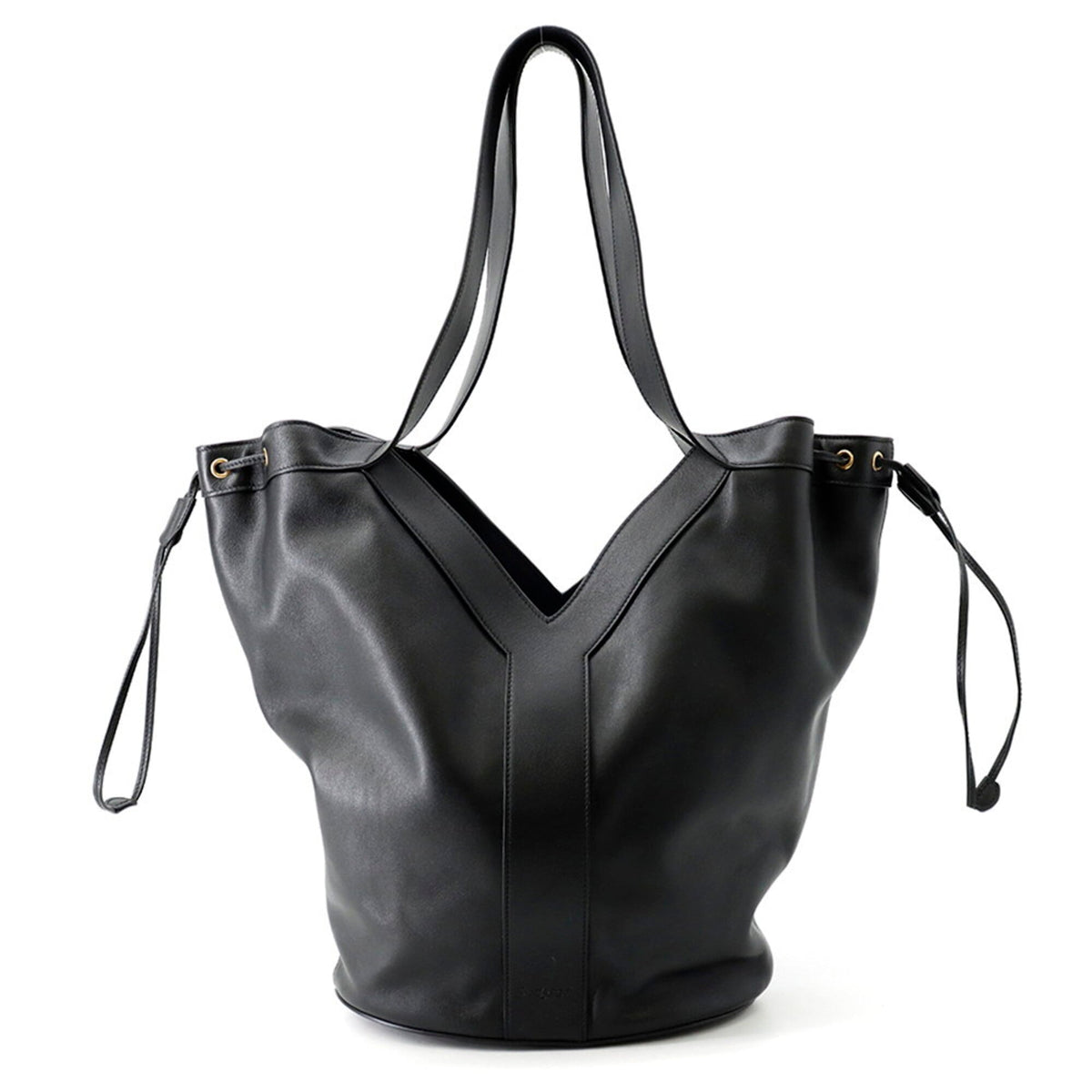 Yves Saint Laurent Saint Laurent Paris Tote Bag Y Hobo Leather 833160 SAINT LAURENT PARIS Handbag Black — Like New