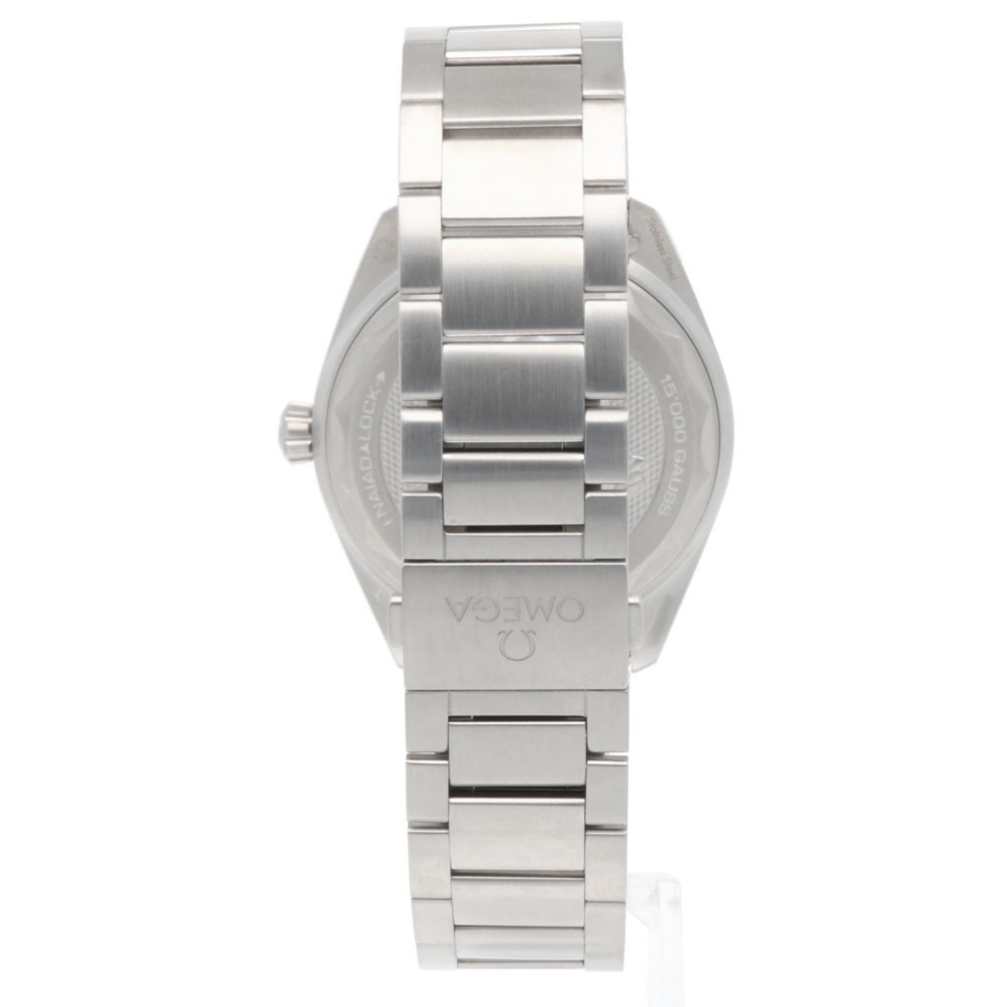 Omega Railstar watch, stainless steel automatic, men's OMEGA — Very Good