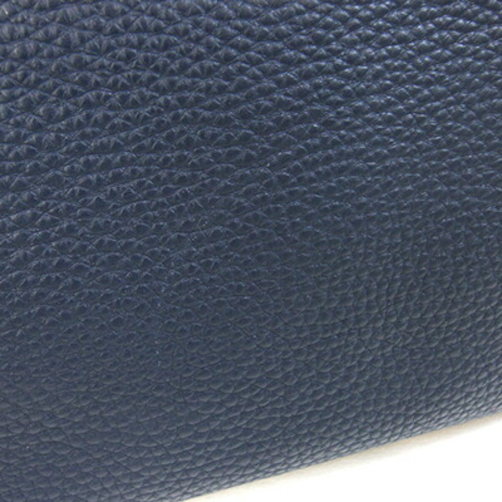 Prada Shoulder Bag 1BH050 Navy Leather Crossbody for Women