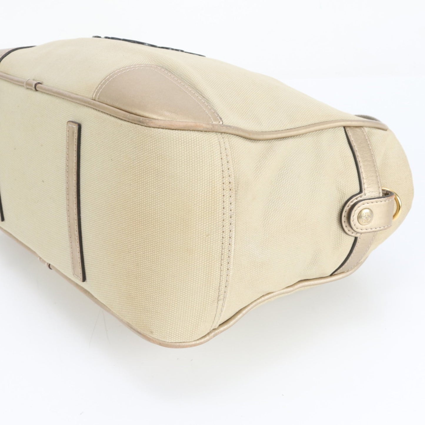 Loewe Anagram 340712 Bolso Leather Tote Bag, Shoulder/Handbag, Beige, Women's