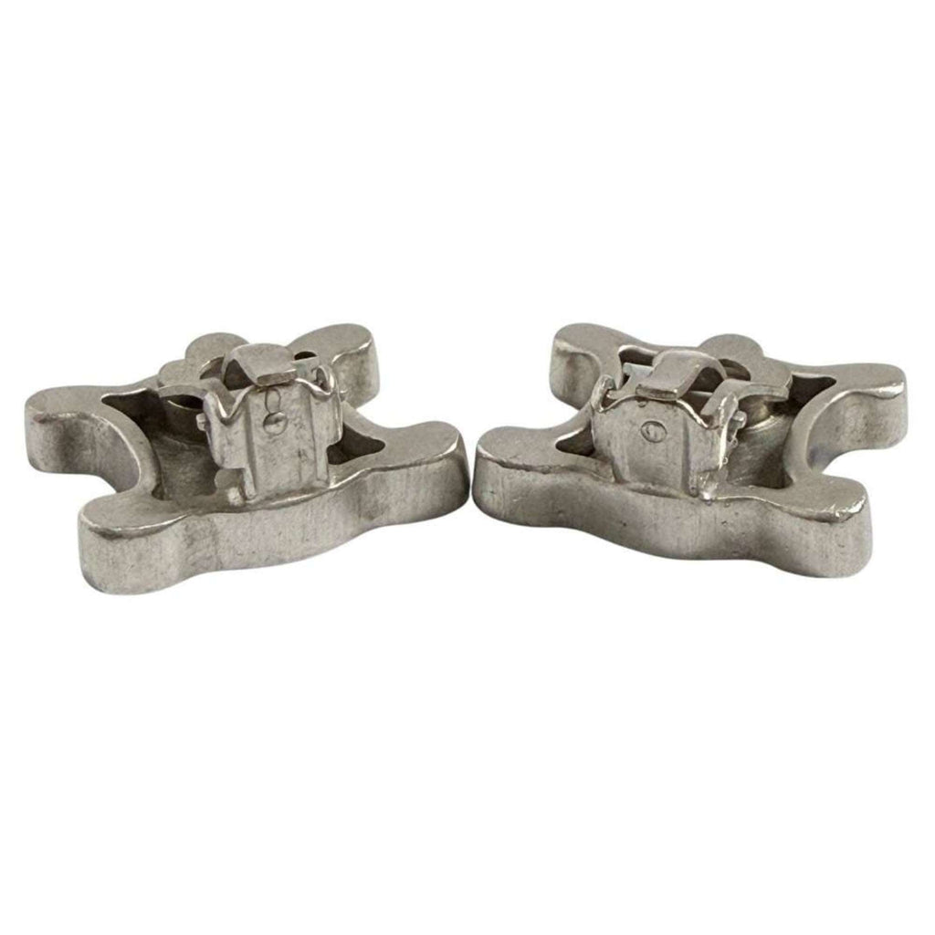 Celine Macadam Clip Earrings for Men and Women, Silver
