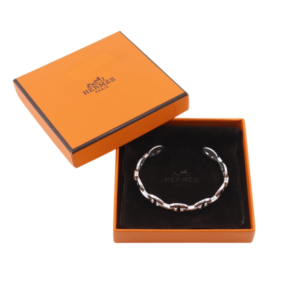 Hermes Chaine d'Ancre Anchene ST Bracelet, Sterling Silver 925, Made in Italy, 21AB299510, Approx. 18.1g, Unisex — Like New