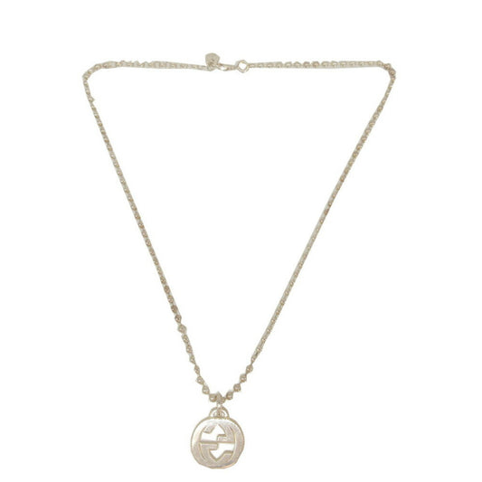 Gucci Interlocking G Ball Chain Silver 925 Necklace 0495GUCCI
