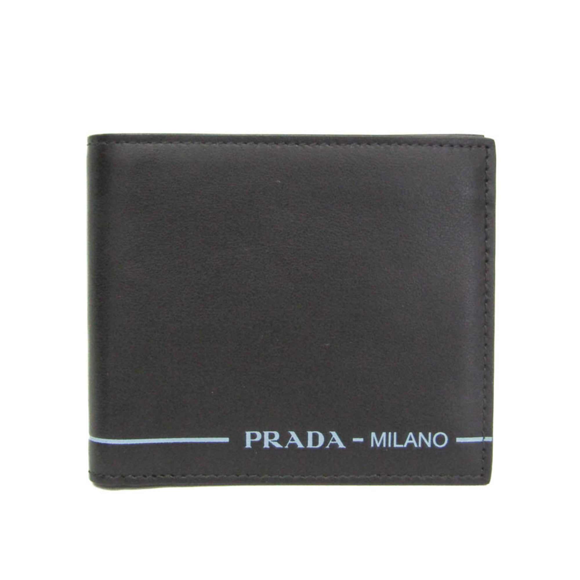 Prada 2BAY CITY SPORT 2M0513 Men,Women Leather Bill Wallet (bi-fold) Black