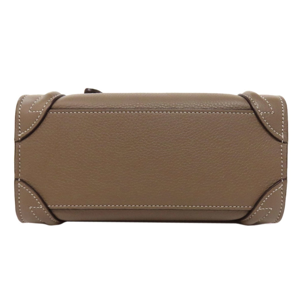 Celine Luggage Nano 2-Way Handbag in Calfskin for Women