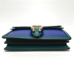 Gucci 400249 Bicolor Chain shoulder Shoulder Bag blue Green — Like New