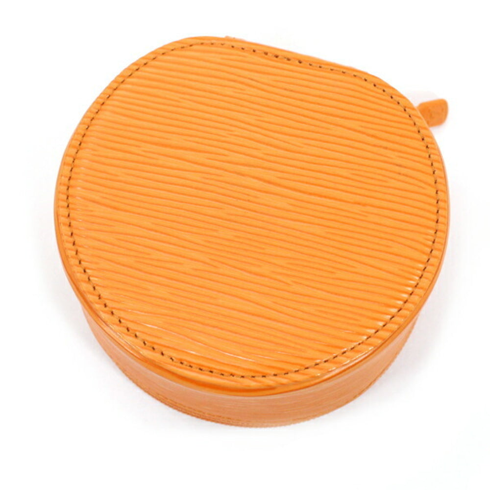 Louis Vuitton Epi Ecran Bijou Jewelry Case Bag Pouch Mandarin Orange Ring M48217 LOUIS VUITTON TK1923 — Like New